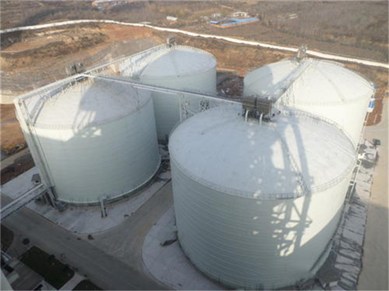 咸宁5000吨立式粉煤灰储存罐